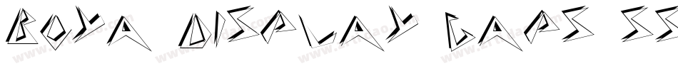 Boya Display Caps SSi字体转换